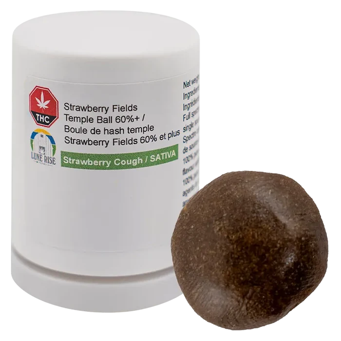 Lune Rise Farms 1.5 g Strawberry Fields Temple Ball Hash Concentrates