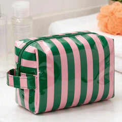 Striped Cosmetic Bag - 260 Broadway Boutique