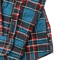 Stussy Plaid Flannel Teal/Red