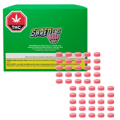 SHRED'ems 50 pack Watermelon Wave MAX10 Mega Pack 500 THC Gummies Edibles