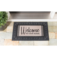 Wood Grain Welcome Sassafras Mat