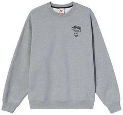 Nike x Stussy International Crew Crewneck Grey