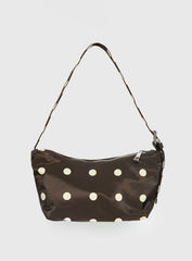 Winta Shoulder Bag Brown Polka