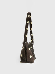 Winta Shoulder Bag Brown Polka