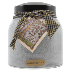 34oz Vintage Cottage Papa Jar