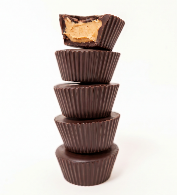 70% Dark Chocolate Almond Butter and Cinnamon Cups