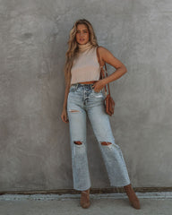 Elias Turtleneck Knit Crop Top
