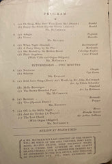 New York Hippodrome, NY. "Recital: John McCormack." May 5, 1929.