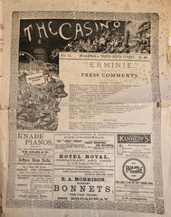 Casino Theatre, NY. "Erminie." Nov. 21, 1886.