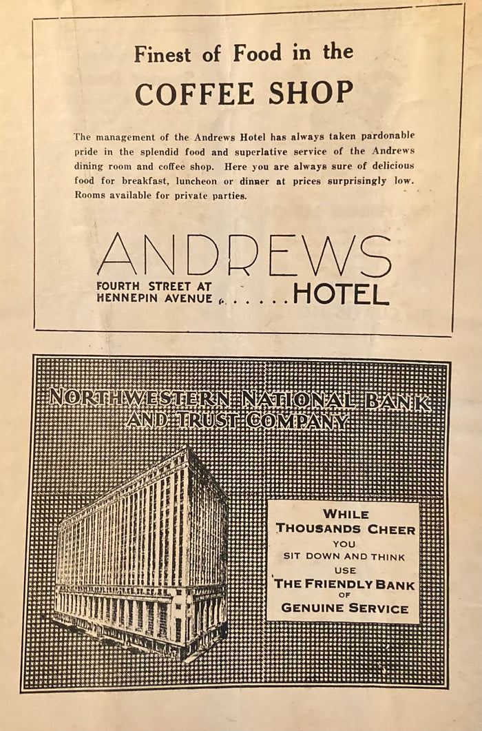 Metropolitan Theatre, Minneapolis. "As Thousands Cheer." May 19, 193-. Starring Ethel Waters.