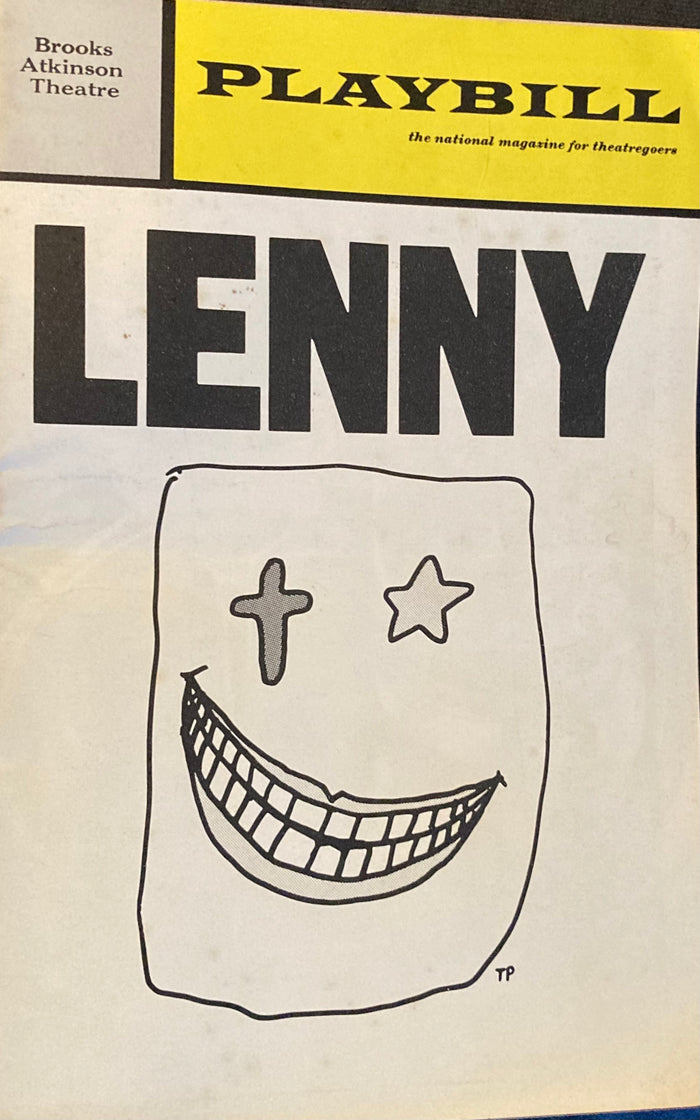 Brooks Atkinson Theatre, NY. "Lenny." March, 1972.
