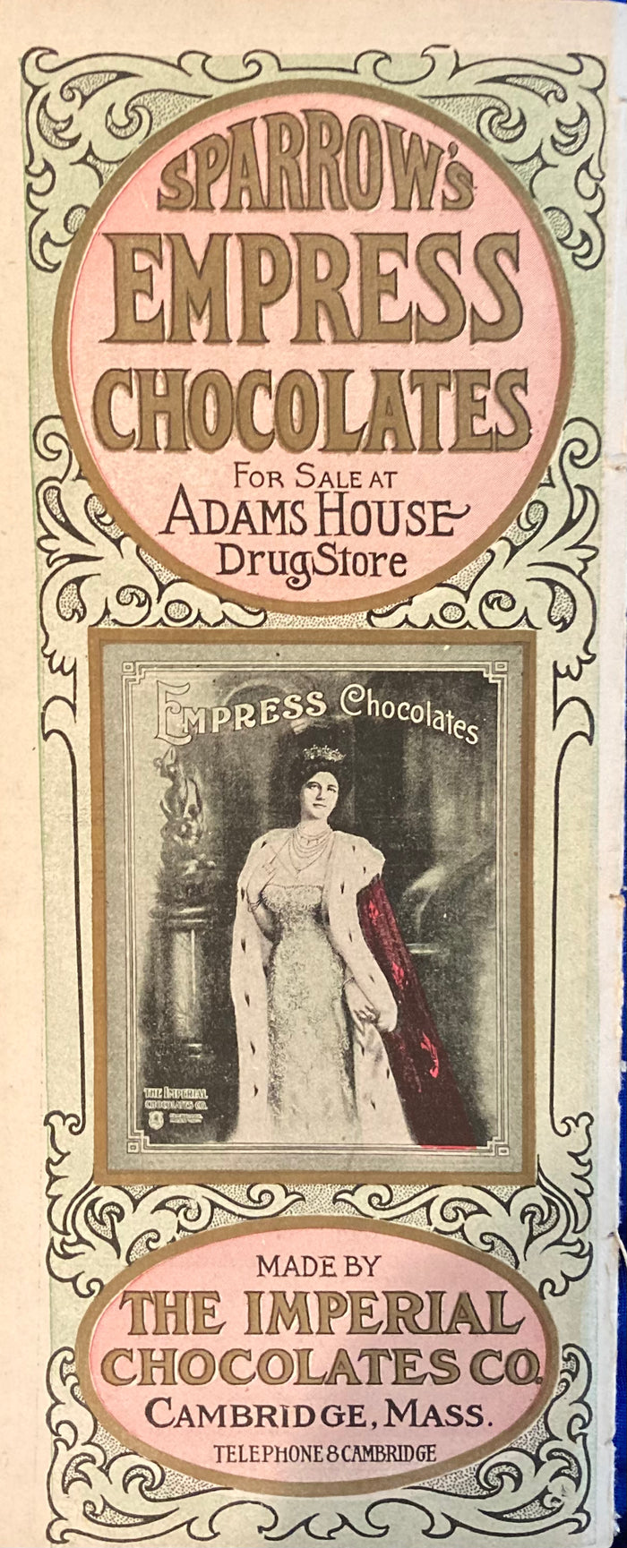 Boston. B.F. Keith's Vaudeville Program. Jan. 27, 1908.