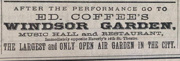 Fourteenth St. Theatre, NY. "The Romany Rye." Sept. 22, 1883.