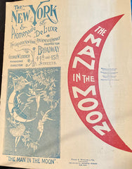 The New York & Promenade Deluxe Theatre, NY. "Man in The Moon." July 17, 1899.
