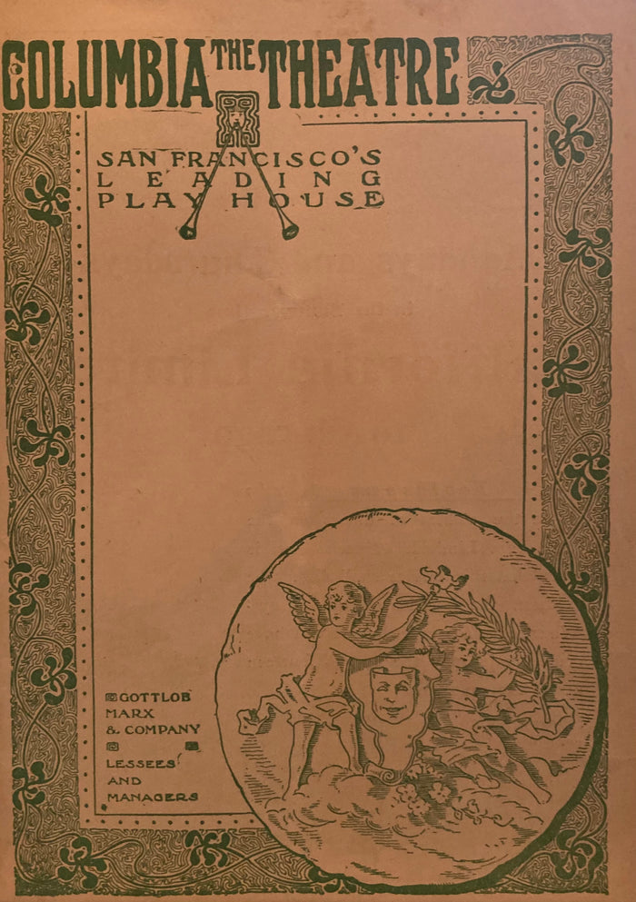 Columbia Theatre, SF. "The Stubbornness of Geraldine." May 25, 1903.