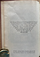 (Complete Set) The Works of Charles Dickens. NY: Books, Inc. Cleartype Edition, 1936.