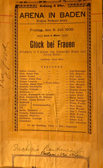 Theatre du Gymnase, Paris. "L'âne de Buridan." N.d., (ca. 1909)