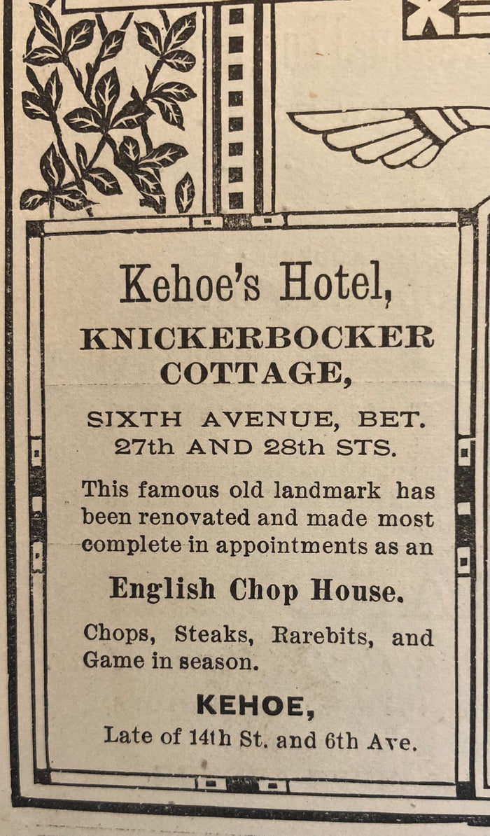 Wallack's Theatre, NY. De Wolf Hopper in "Don Caesar." May 7, 1886.