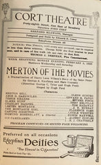 "Merton of the Movies." Cort Theatre, NY. Feb. 5, 1923.