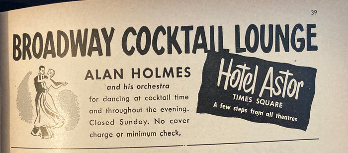 Royale Theatre, NY. "The Lady's Not for Burning." Dec. 4, 1950.