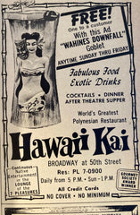 Broadhurst Theatre, NY. "Half a Sixpence." July, 1965. John Cleese in cast.