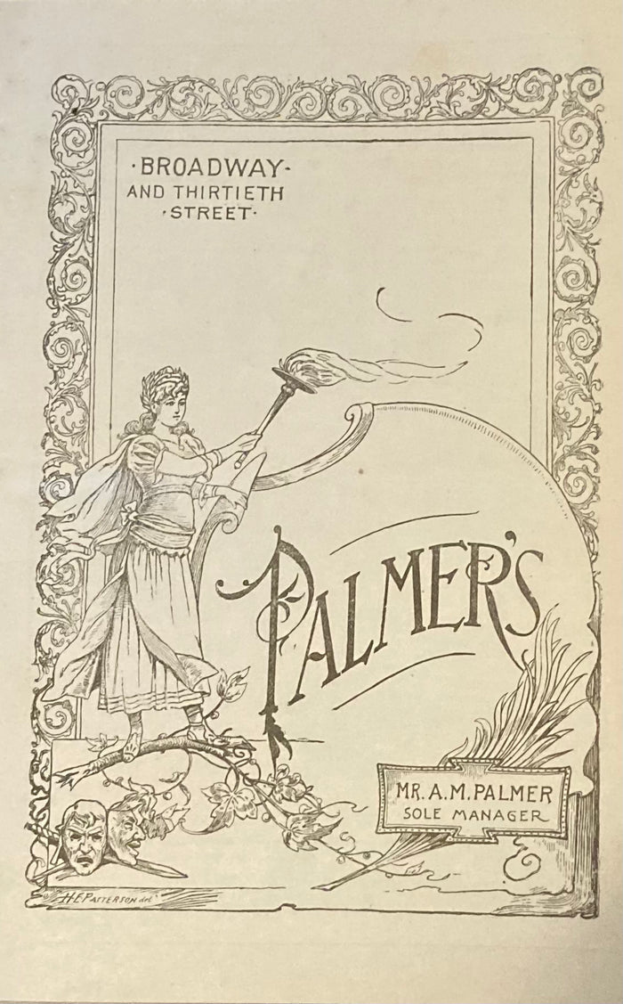 (Dickens, Charles) Palmer's Theatre, NY. "Mr. [George Harry] Snazelle." Dec. 18, 1894.