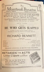 Brooklyn, NY. "He Who Gets Slapped." Montauk Theatre. No. 6, 1922.