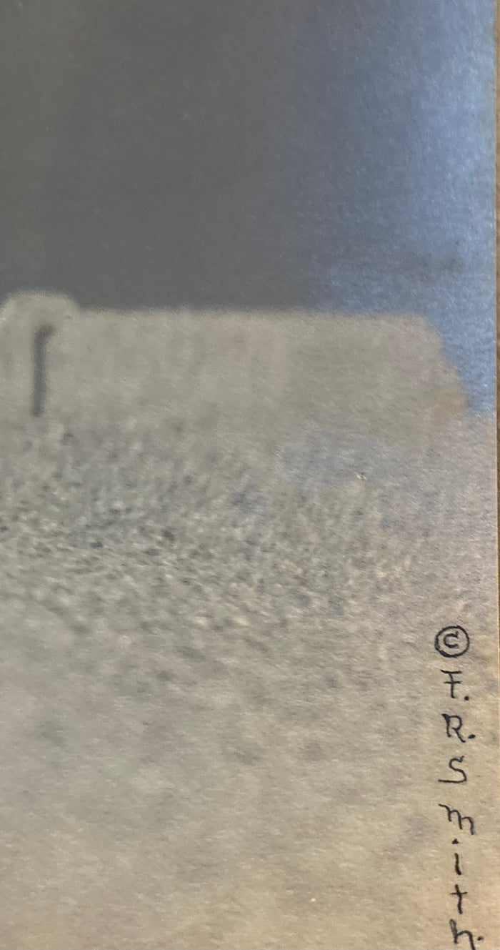 (Signed) {Photograph} Rand-Smith, Frances. Mission Santa Cruz. (N.d., ca. 1916)