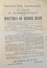 Garden Theatre, NY. Ibsen's "Ghosts." Jan. 25, 1895.