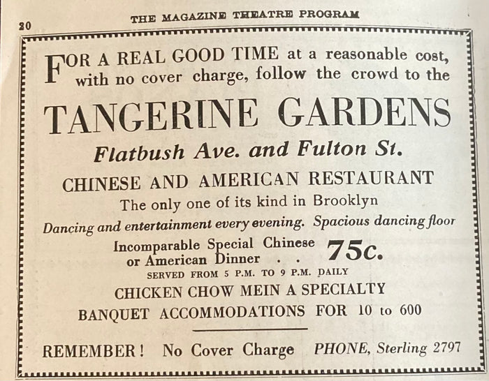 Brooklyn, NY. "He Who Gets Slapped." Montauk Theatre. No. 6, 1922.