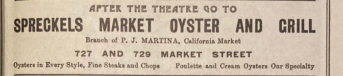 Columbia Theatre, SF. "The Stubbornness of Geraldine." May 25, 1903.