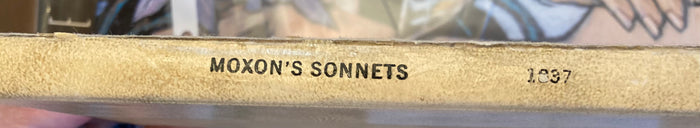 [Charles Dickens Association] Sonnets. By Edward Moxon. (1837)
