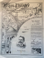 Bijou Theatre, NY. "The Widow Jones." Sept. 30, 1895.