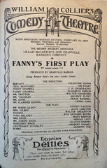 Comedy Theatre, NY. "Fanny's First Play." Feb. 10, 1913.