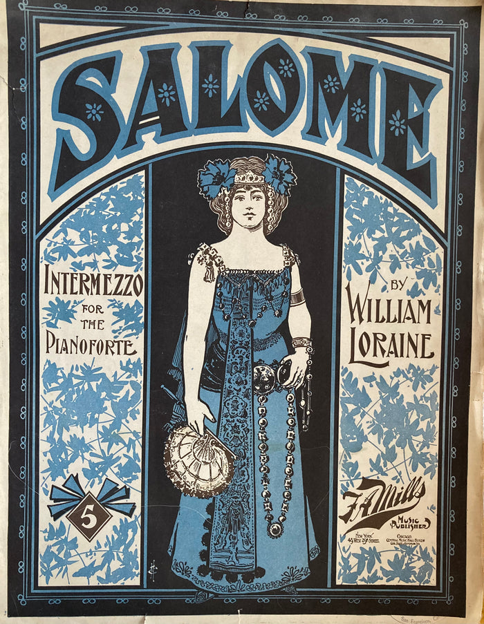 (Sheet Music) Salome. Intermezzo for the Pianoforte. By William Loraine. (1898)