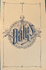 Daly's Theatre, NY. "The Geisha." Oct. 7, 1896.