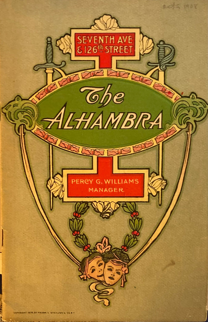 Alhambra Theatre, NY. "Modern Vaudeville." Oct. 5, 1908.
