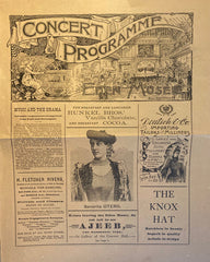 Eden Musee Theatre, NY. "Variety Program." Feb. 11, 1891.