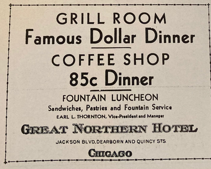Shubert Opera House, Chicago. "Grand Hotel." Dec. 8, 1931.