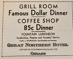Shubert Opera House, Chicago. "Grand Hotel." Dec. 8, 1931.
