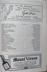 (Doris Day) Ethel Barrymore Theatre, NY. "The Women." Oct. 4, 1937.