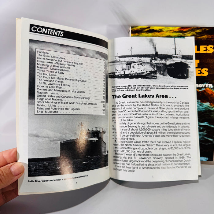 Great Lakes Ships & Stories Book Set (3 Softcovers, 1980s) | Maritime History, Ship Spotting, True Tales, and Vintage Photos