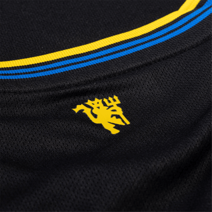adidas Manchester United Third Jersey 25/26 (Black/Preloved Yellow) | SoccerWearhouse