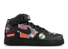 Nike Air Force 1 Mid Supreme NBA Black (WORN)