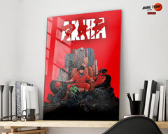 Anime Town Creations Metal Poster Akira Classic Red 16" x 24" Home Goods - Anime Akira Metal Poster