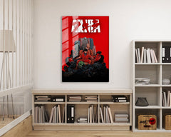 Anime Town Creations Metal Poster Akira Classic Red 16" x 24" Home Goods - Anime Akira Metal Poster