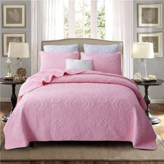 All-Season Cotton Bedspread Set - Chic and Comfortable Bedding