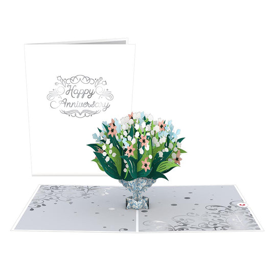 Anniversary Lily of the Valley Lovepop Card