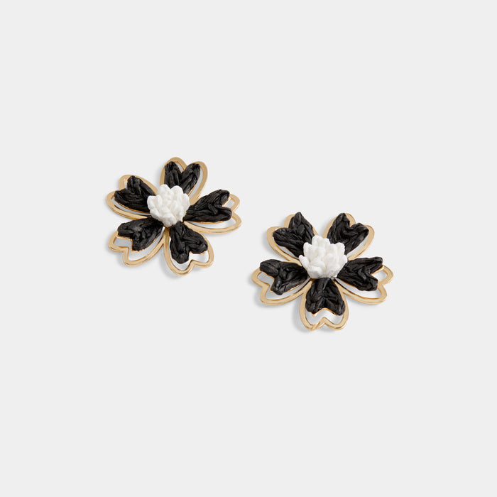 April Earrings - Black