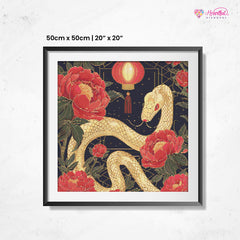 Auspicious Gold Snake
